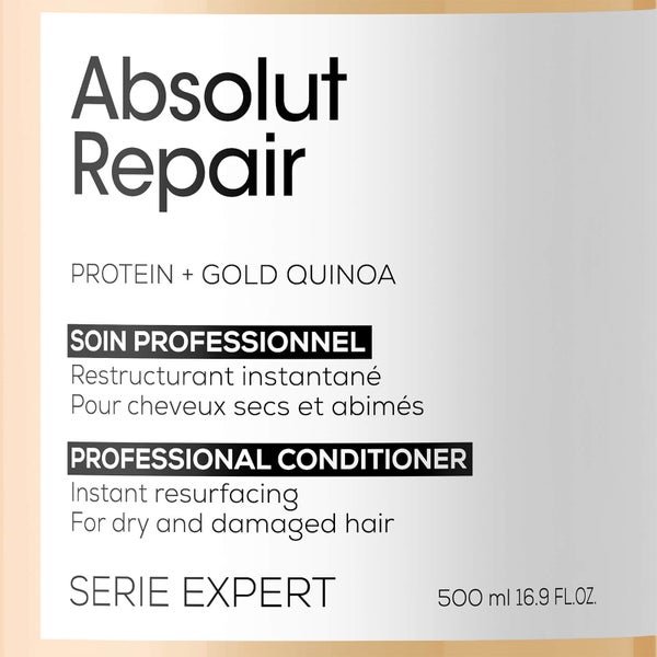 Après-Shampooing Absolut Repair pour Cheveux Secs et Abîmés L’Oréal Professionnel Serie Expert 500 ml