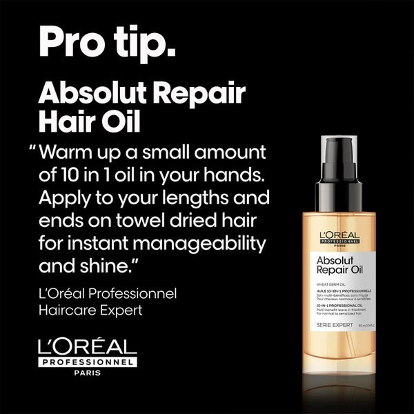 Après-Shampooing Absolut Repair pour Cheveux Secs et Abîmés L’Oréal Professionnel Serie Expert 500 ml